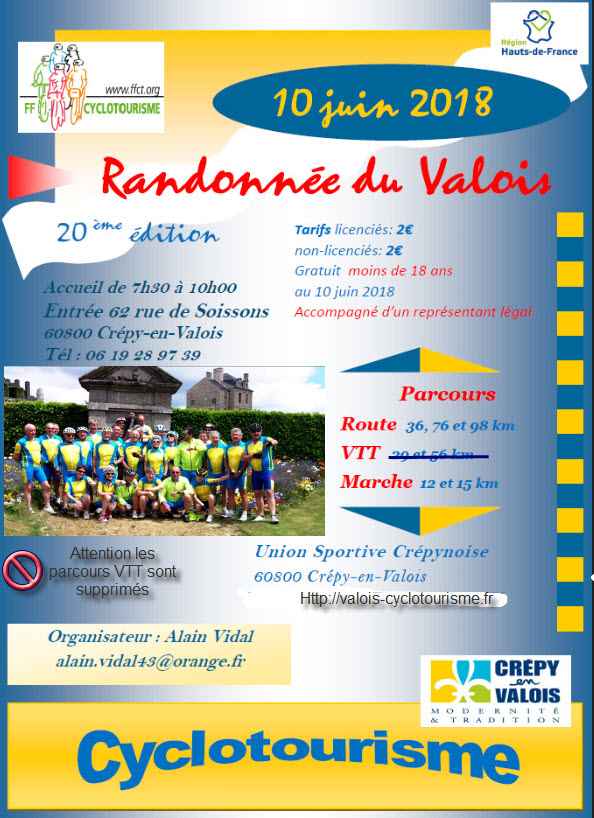 randonnée du valois 10/06/18 Affiche-20181