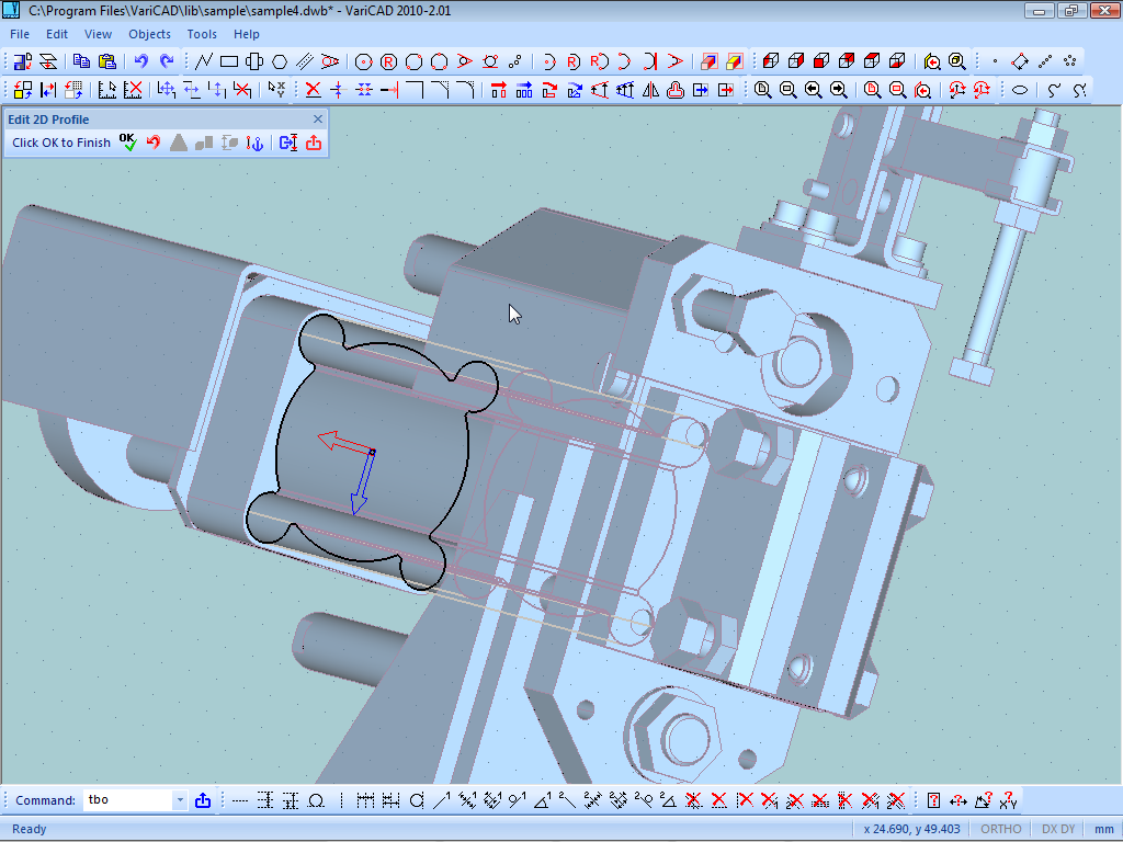 برنامج التصميم لمهندسي الميكانيك VariCAD 2011 1.10 Screenshot2010_201B