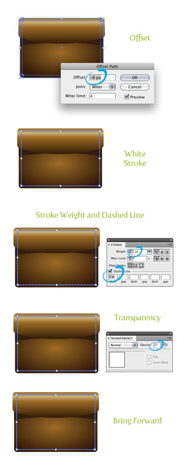  درس عمل رسمة / briefcase icon بواسطة Illustrator ♔ Briefcase_08