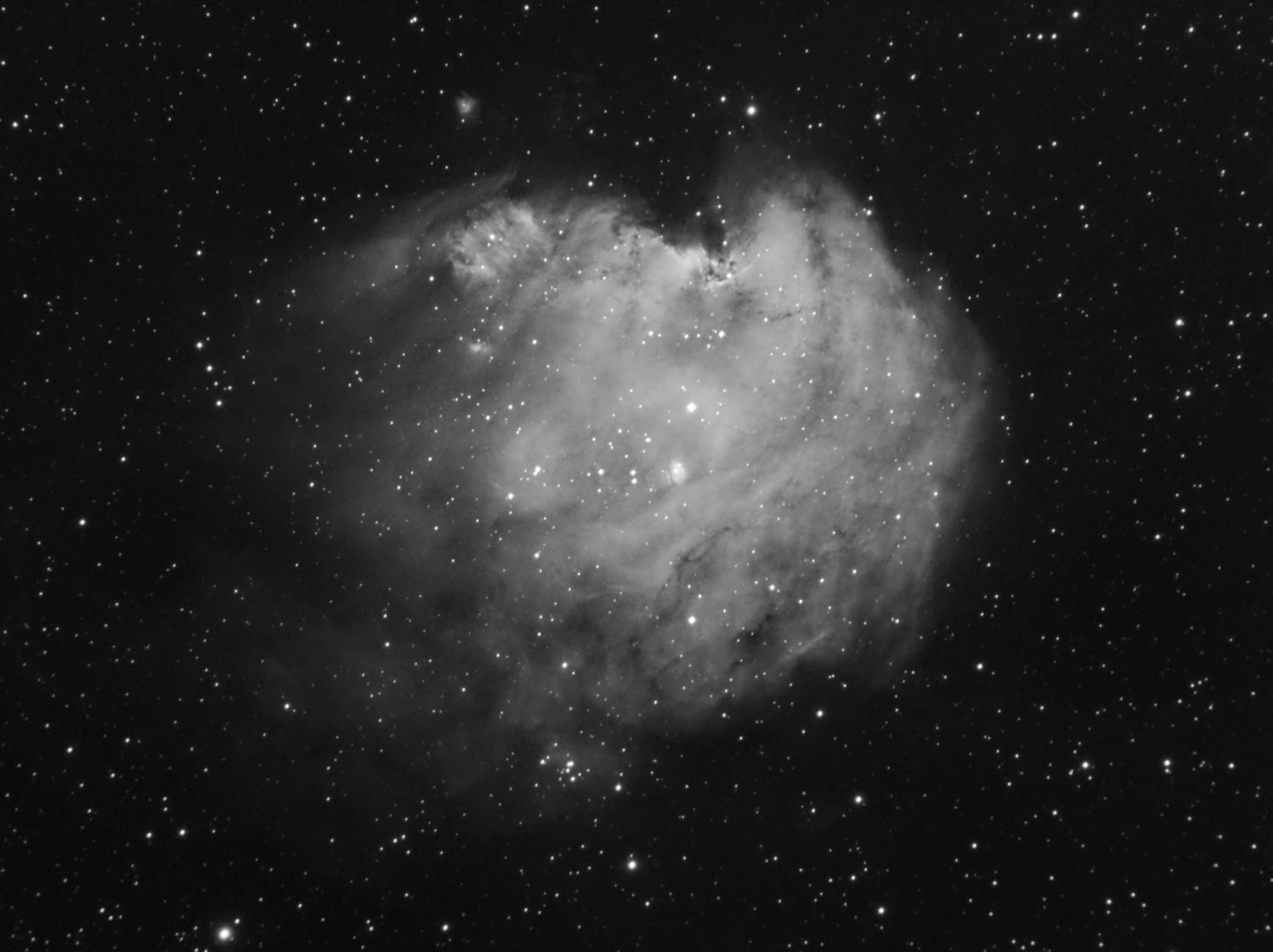 Tête de singe en Halpha 2019-02-20NGC2175