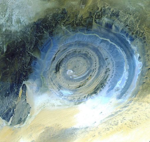 El Ojo del Sahara Ojo-de-africa-estructura-de-richat-azul