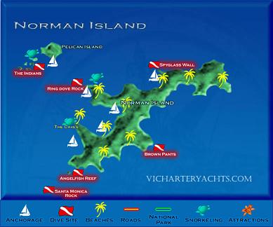 الجزر العذراء البريطانية Virgin_Islands_Norman_Island_Map_sm