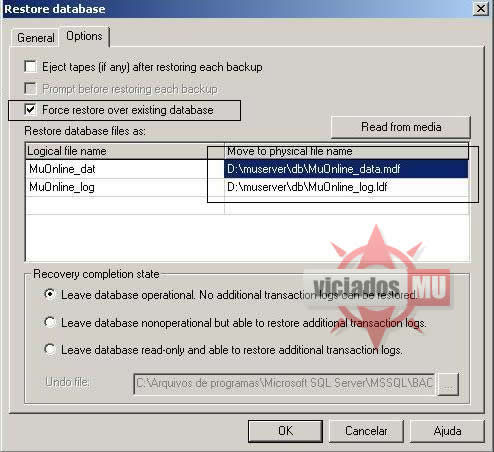 Criando seu Servidor de Mu Windows XP. Server12