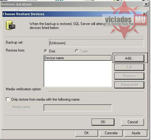 Criando seu Servidor de Mu Windows XP. Server16