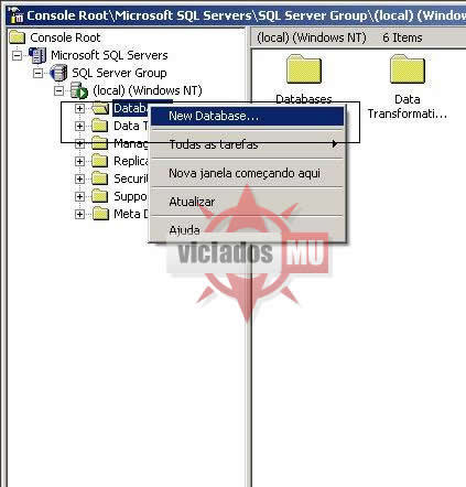 Criando seu Servidor de Mu Windows XP. Server4