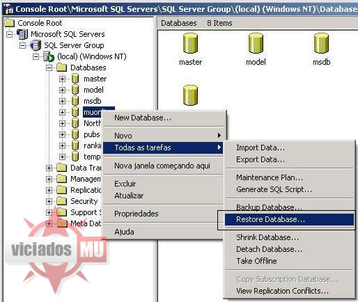 Criando seu Servidor de Mu Windows XP. Server7