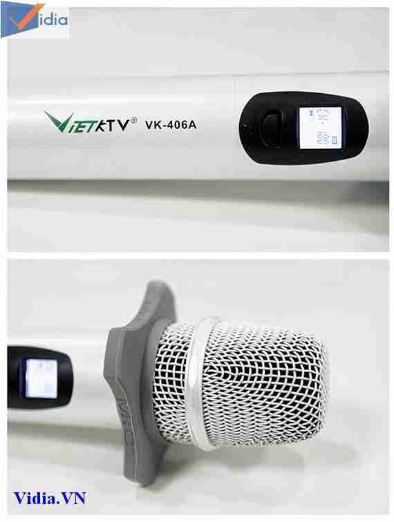 Thiết bị nghe nhìn: Micro Karaoke Wireless Việt KTV VK406A Viet-KTV-VK406A-6