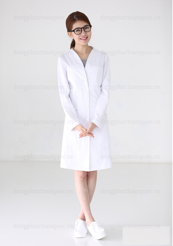 May đồng phục  bác sỹ, asoblouse theo size chuẩn không cần chỉnh 20%20(3)