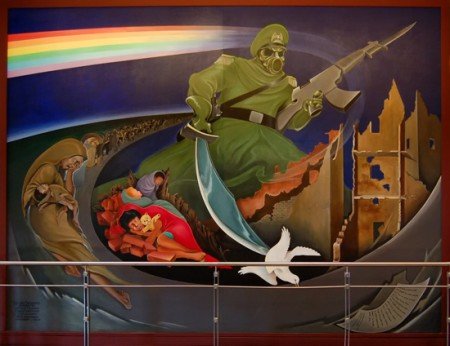 Analysis of the Occult Symbols Found on the Bank of America Murals Denver-airport-mural-e1290284492917