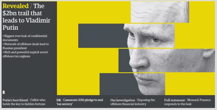 UPDATES ~  “Panama Papers”  Putinpanamapapers