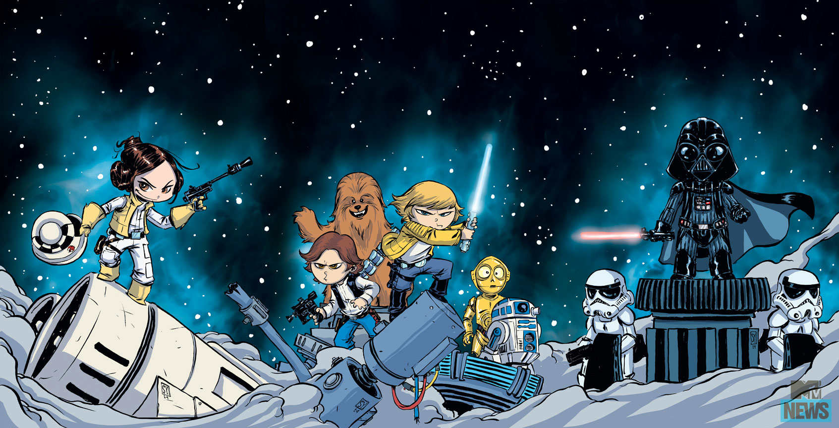 [HQs] O que você leu / tem lido / está lendo? (encerrado) - Página 34 Star_Wars_Marvel_2015_Skottie_Young