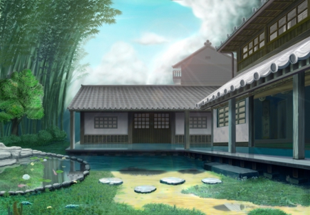 Casa do Noaru e do Chung Modern-japanese-house-animejapanese-house---other-anime-background-wallpapers-on-desktop-1tdamsqx