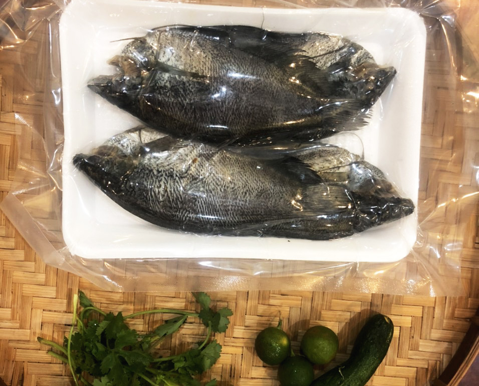 Nguyên liệu làm món khô cá sặc trộn gỏi dưa leo phần 2-3 người ăn Noi-ban-kho-ca-sac-ngon