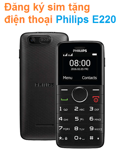 ĐỊA CHỈ ĐIỂM GIAO DỊCH VINAPHONE TẠI TP.HCM Philips_e220