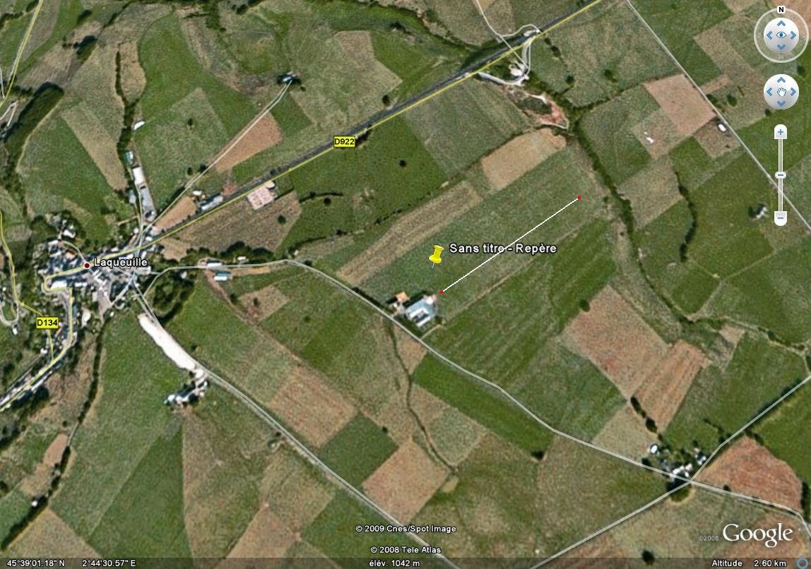 Concours F3J-F3B en Auvergne GoogleEarth_Image