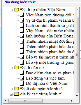 Kiểm tra kiến thức ĐỊA LÝ 12 của School@net Dl2