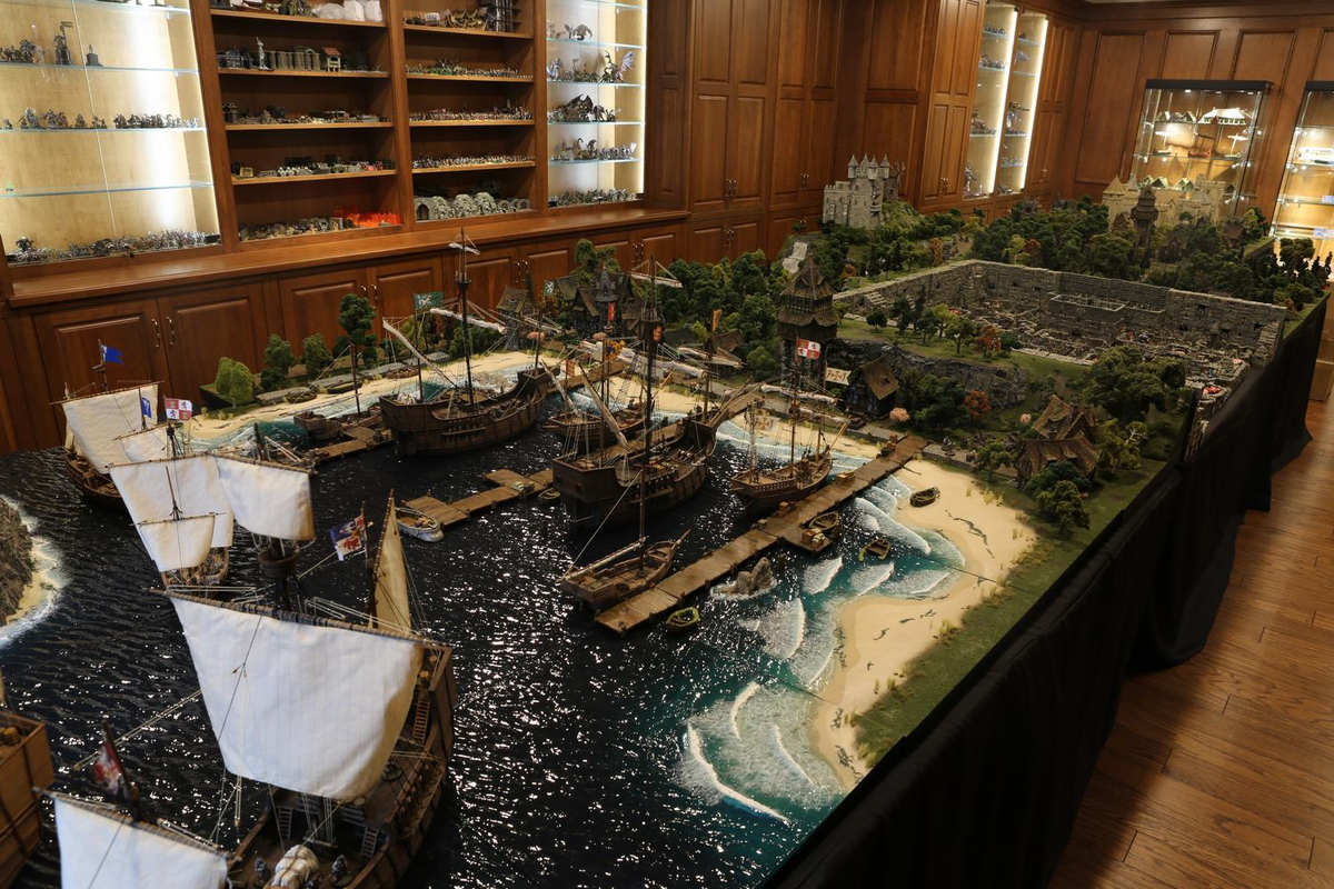 Un diorama remarquable.... Amazing-tabletop-terrain-fantasy-dungeonsanddragons-gaming-table-08