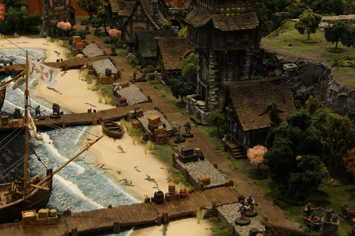 Un diorama remarquable.... Amazing-tabletop-terrain-fantasy-dungeonsanddragons-gaming-table-10