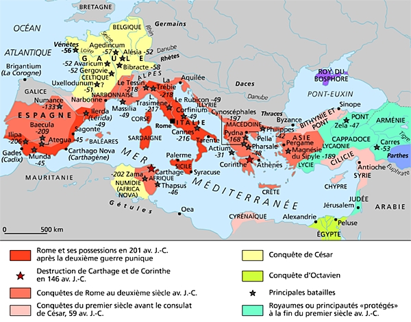 Contexte historique , le monde en -160 Avant JC Rome_antique_carte1