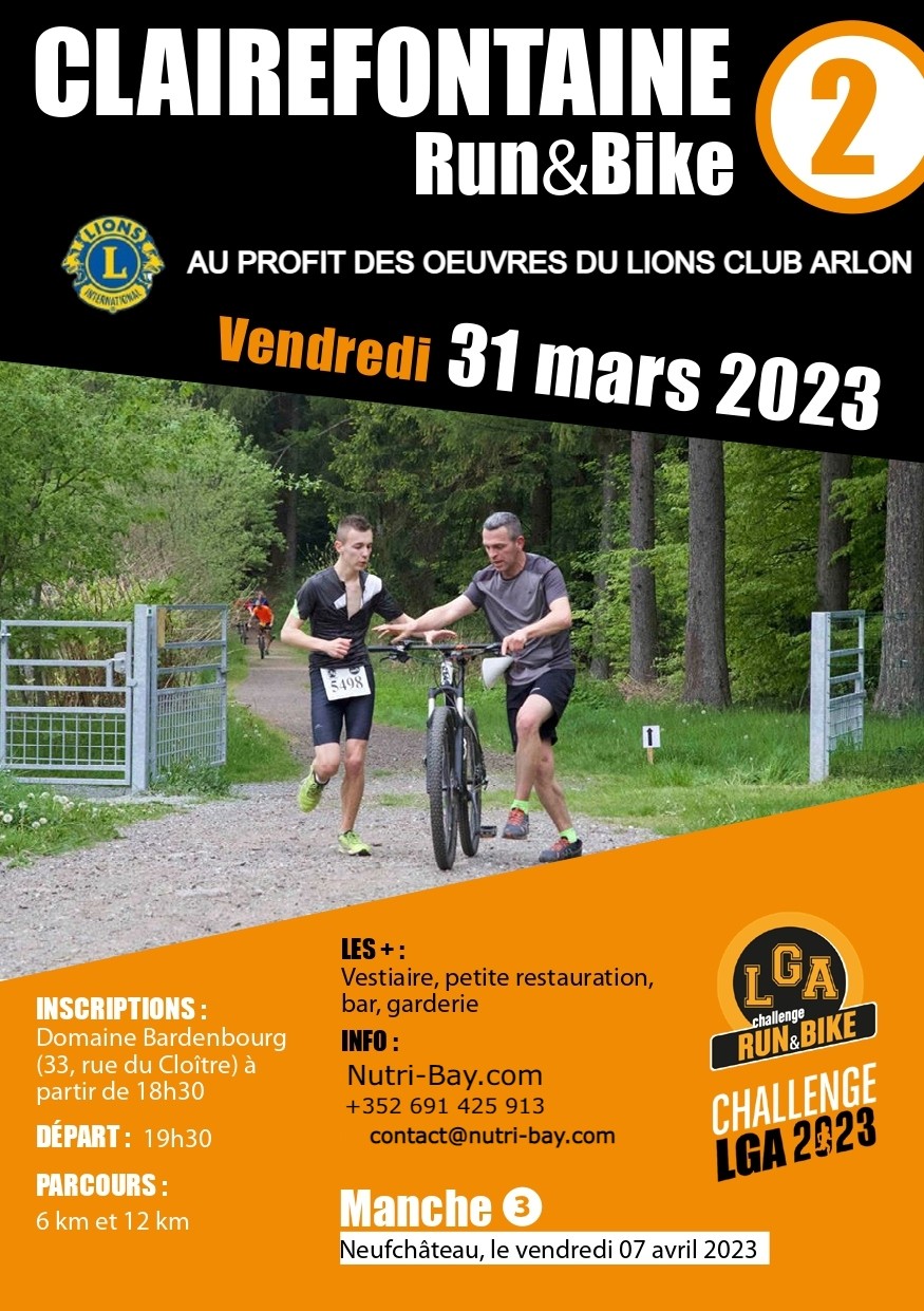 Ce vendredi 31 mars - run & bike à Clairefontaine Run-bike-a-clairfontaine-le-310323