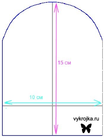 قفازات   الأطفال 1269037083_vykrojka-carapok