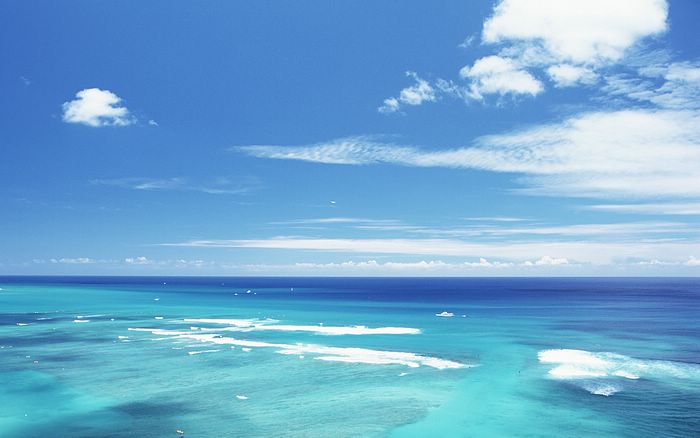 Treasures Of The Earth Aquamarine_sea_and_sky_in_Hawaii_JY075_350A