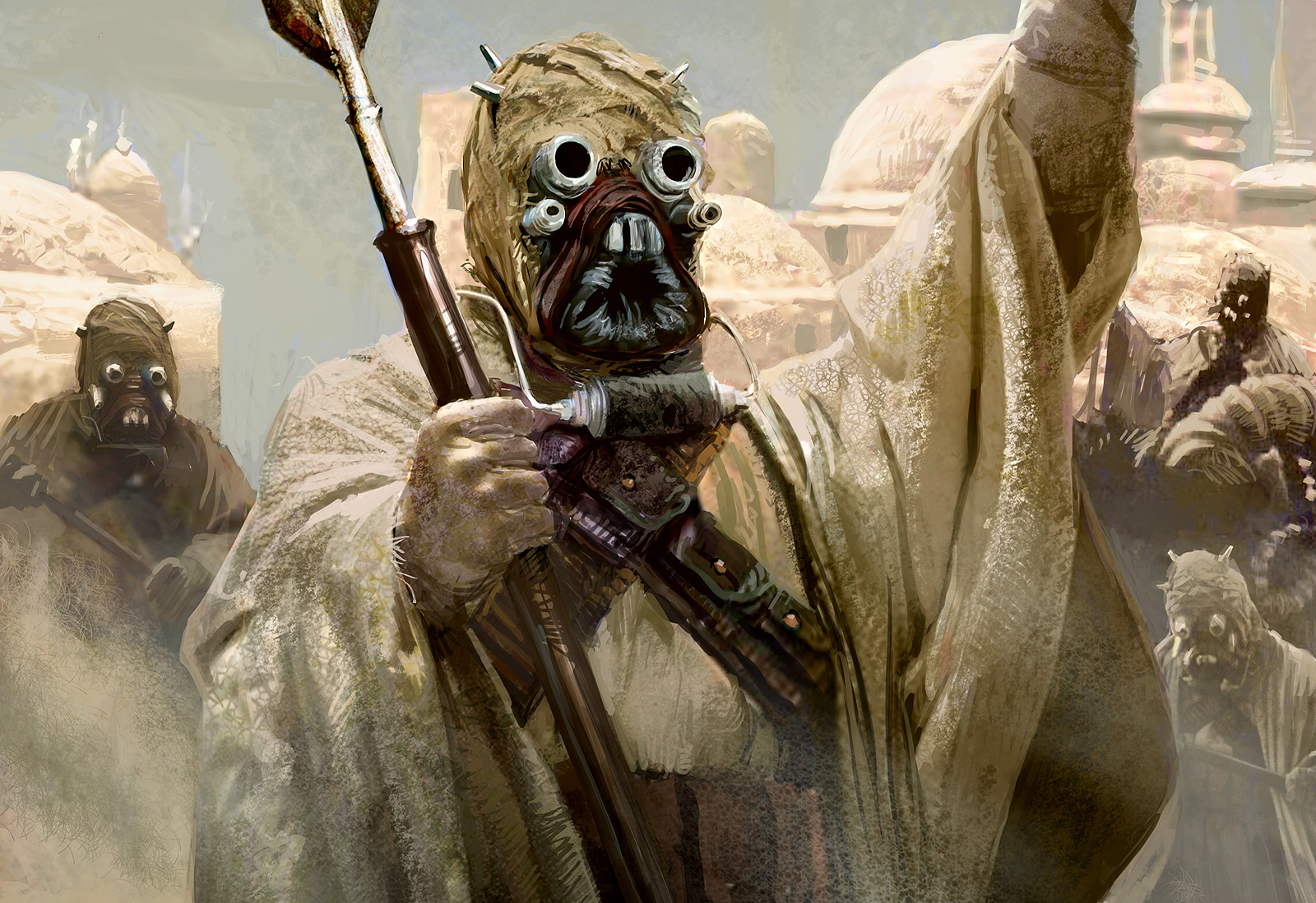 Yemeni Conflict: News #2 - Page 24 Star-Wars-artwork-Tusken-Raiders