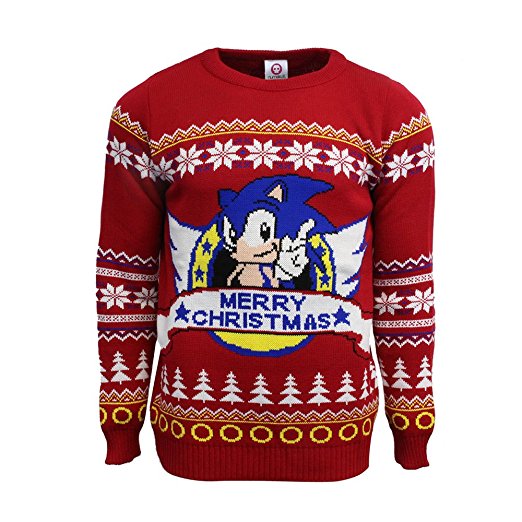 I love American Christmas (Kate&Natasha&Yelena) Sonic-ugly-Christmas-Sweater