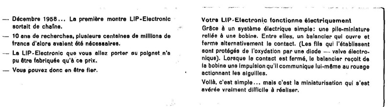 La notice de la Lip électronique... Lipnot2