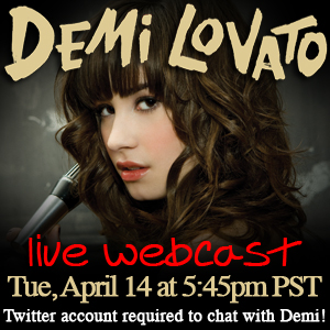 Demi Lovato Live webcast Webcast