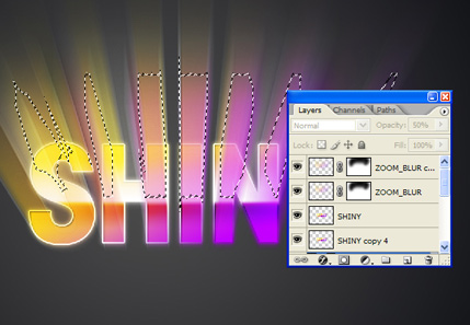 Thiết Kế Chữ SHINY Retro Mới trong Photoshop Step9