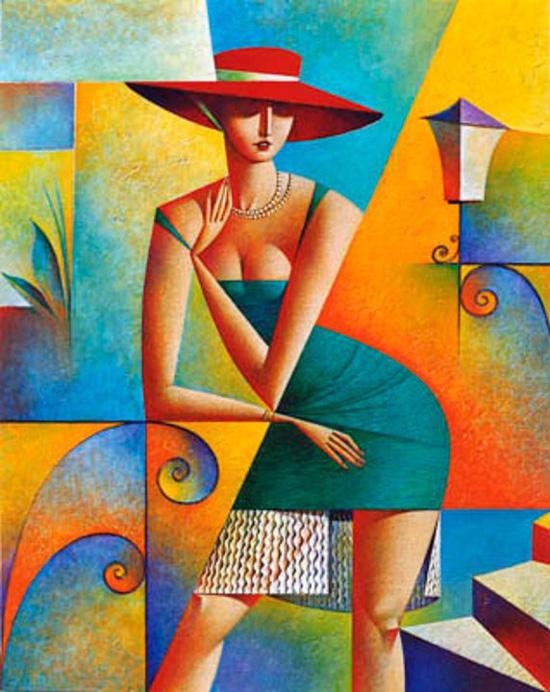 رسوم من المدرسة التكعيبية للفنان الروسي جورج كوراسوف . Beautiful-painting-georgy-kurasov%20%2810%29