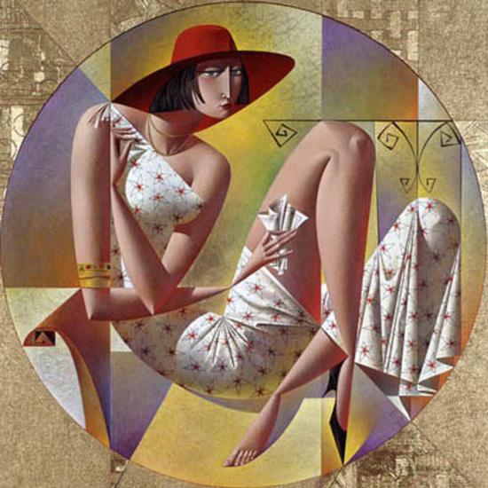 رسوم من المدرسة التكعيبية للفنان الروسي جورج كوراسوف . Beautiful-painting-georgy-kurasov%20%285%29