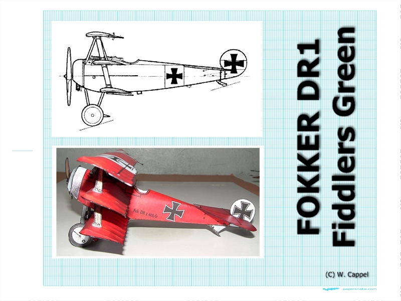 Fiddlers Green und andere FOKKER DR1 Collage_2