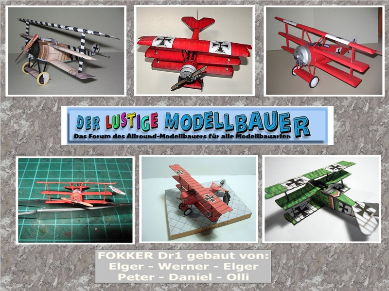 Fiddlers Green und andere FOKKER DR1 Collage_4