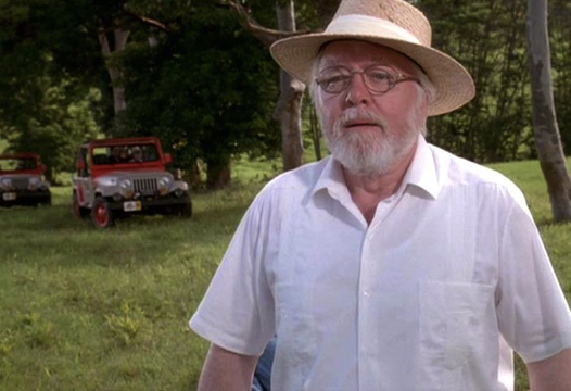 Cinma et ralit JohnHammond-JurassicPark