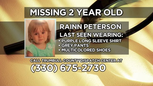 Rainn Peterson, 2, Missing Since October 2nd, 2015 - Trumbull County, OH 8936912_G