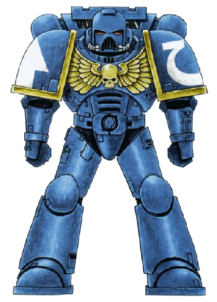 Les chapitres space marines 430px-UltramarineArmure