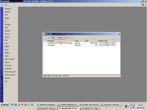 Mikrotik Passo a Passo Backup2