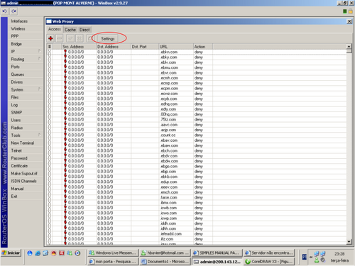 Mikrotik Passo a Passo Webproxy2