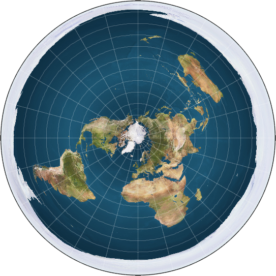 FLAT GLOBE Map