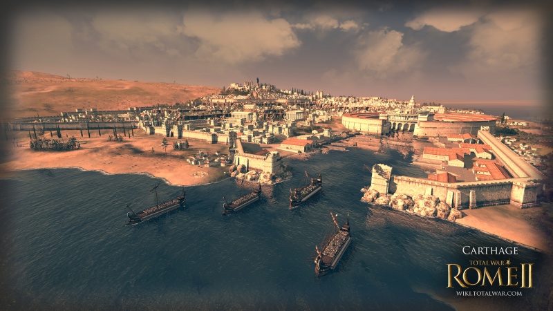 5 Nuevas imágenes de las principales capitales de Rome II 800px-Carthage