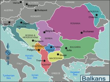  "Ovdje sam jer neću slušati naredbe onih koji mi govore da tu ne bih trebao biti - Rusija nam je bliža od bilo koje druge svjetske sile" - Page 2 350px-Balkans_regions_map