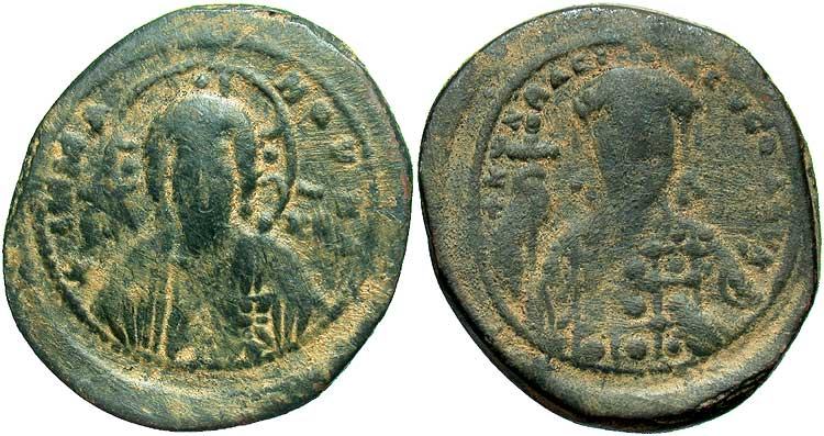 Follis de Constantino X. Constantinopla Sb1854