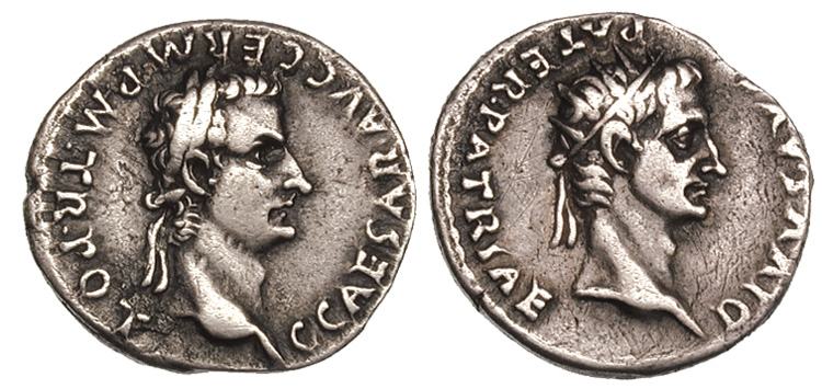 Denario de Caligula con Augusto (DIVUS AVG PATER PATRIAE) RIC_0016