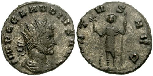 Antoniniano de Claudio II. VIRTVS AVG. Roma RIC_0109