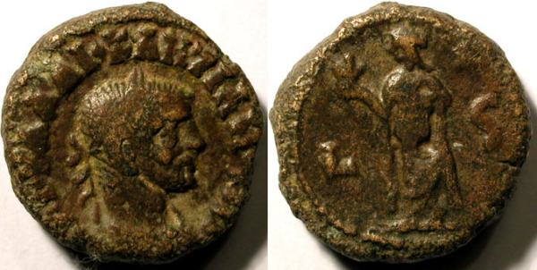 Tetradracma de Diocleciano. L - S - Elpis. Alexandría Milne_4937