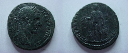 Bronce provincial de Macrino de  Nicopolis ad Istrum en Moesia inferior _nikopolis_AE27_Moushmov_1215