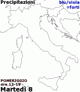 Giornata meteo martedì 3 novembre Italyprec1_p.neve