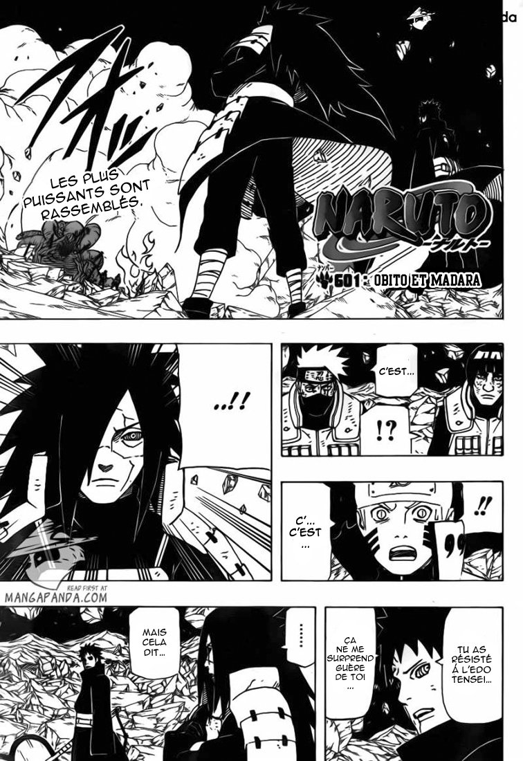 Chapitre 601 : Obito et Madara  01